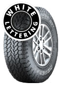 General Grabber At3 Outline White Lettering Tyres At Blackcircles Com